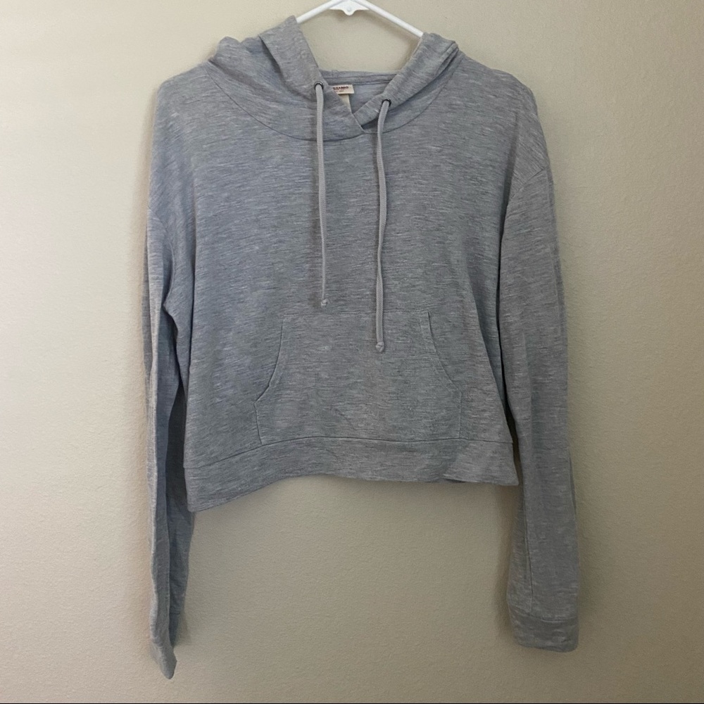 MOSSIMO gray hooded sweatshirt
